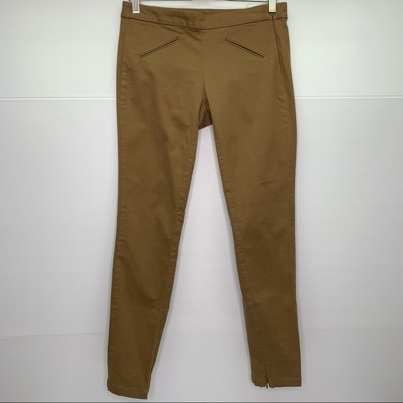 Gap Khakis Pants Size 4 Super Skinny Flat Front Zipper Leg Brown Stretch NWT - Picture 11 of 11